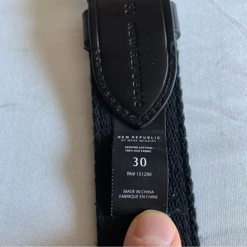 New Republic Mark McNairy Leather Belt Mens 30 Southwestern Cowboy Rodeo Farm